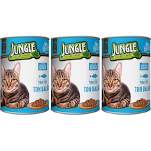 400 Gr Konserve Kedi Maması Ton Balıklı - 3 Adet