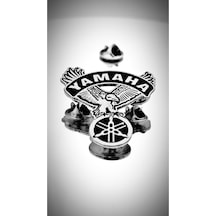 Yörük Tasarım Kartal Yamaha Motorcu Rozeti Gümüş