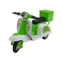 Çek Bırak Metal Vespa Motor 12 Cm - Fy361a-12d-yeşil Lisinya Çok Renkli