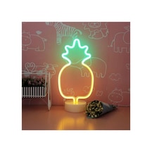 Dgc Avm Dekoratif Ananaslı Neon Led Masa Ve Gece Lambası Hediyelik Lamba Belirtilmemiş