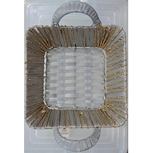 Leva Ekmek Sepeti Kare Tu-4639 25 X 25 X 7 Cm Diğer