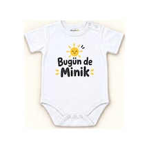 Babylimon Bugün De Minik Beyaz Kısa Kollu Çıtçıtlı Bebek Zıbını Beyaz - Bugün De Minik - 928161968 Beyaz - Bugün De Minik