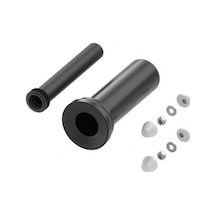 Serel Gömme Rezervuar Klozet Bağlantı Boru Seti Siyah