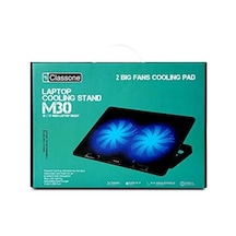M30 Gaming Led Notebook Soğutucu, 15.6", Mavi