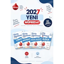 Nartest Yayınevi 2027 6. Sınıf Türkçe + Matematik + Sosyal Bilgiler + İngilizce Yeni Müfredat Bağlam Temelli Soru Hazinesi Seti 4 Kitap