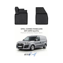 Otocraft Opel Combo Pv 2011-2018 Araca Özel 4d Karbon Oto Paspas Havuzlu Tam Set
