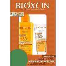 Bioxcin Suncare Kuru ve Normal Ciltler için Güneş Kremi Sprey SPF50+ 200 ML + Krem 50 ML