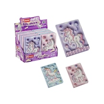 Mikro Pf-30 Puffy Cute Unicorn Not Defteri 13 X 18 Cm 96 Ypr.