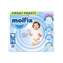 2 Adet Molfix Extra Large Çocuk Bezi 38'li Diğer