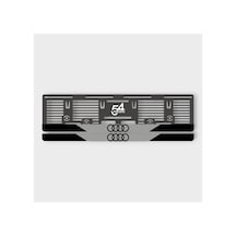 Audi Uyumlu 3d Kabartmalı Pleksi Araba Plakalığı -6 - 778095478