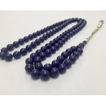 99 Habbe Küre Kesim Sıkma Kehribar Tesbih... Ölçü : 7 X 7