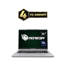 Monster Huma H4 V6.1 Ultra 7-155H 16 GB 500 GB SSD 14" Free Dos Dizüstü Bilgisayar