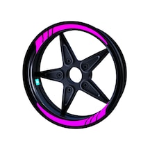 Moto GP Gül Pembesi İç Jant Şeridi Sticker Çınar Extreme