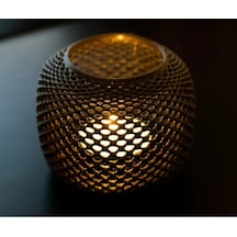 Tealight Model Dekoratif Ambians Mumluk Tekli