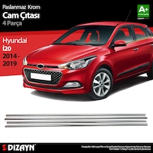 S-Dizayn Hyundai İ20 Krom Cam Çıtası 4 Prç. 2014-2020