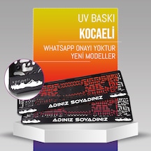 Kocaeli Plakalık, 2 Adet Premium Uv Baskı, Plakalıkhane