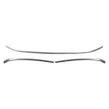 Volkswagen Passat B8 2014-2019 Krom Ön Tampon Çıtası 3 Parça Paslanmaz Çelik