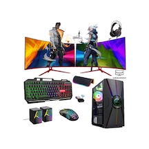 Xaser XSR218 i5-4440 16 GB 256 GB SSD 4 GB RX550 24" Free Dos Dual Curved Masaüstü Oyuncu Bilgisayarı