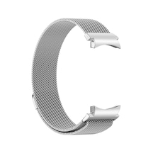 Galaxy Watch 6 44mm Uyumlu Krd-01 Metal Nrtk Kordon-gümüş
