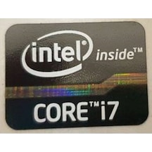 OEM İnside Core i7 Black Siyah renk Sticker Etiket D35