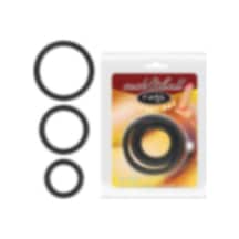 Lilitu Shop Cock Ball Baile Rings Triour 3'Lü Silikon Penis Halka Seti
