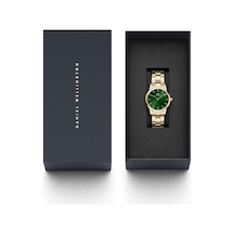 Daniel Wellington Kol Saati - Altın Renkli Metal Kordon Ve Yeşil Kadranlı Lüks Kol Saati