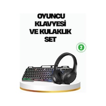 Hn01 Kulaklık + Pg-8018 Oyuncu Klavyesi Set