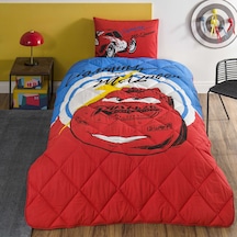 Taç Lisanslı Disney Cars Mcqueen Tek Kişilik Pamuk Yorgan Seti 000000001000050004 Çok Renkli