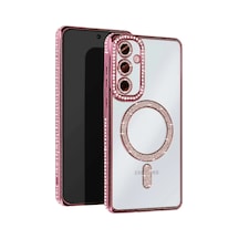 Samsung Galaxy Uyumlu S25 Edge Joke Simli Magneticsafe Kılıf - Pembe Bzsxx00 1