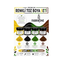 4'lü Set Premium Parafin Soya Wax Toz Mum Boyası Hobi Seti - 5 Cc Sarı, Siyah, Yeşil, Kahverengi Bkfab4srsykh5g Karışık