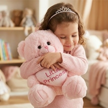 25 Cm Peluş Ayıcık Little Princess & Prince Uyku Ve Oyun Arkadaşı Pembe