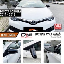 Toyota Uyumlu Auris Iı Ayna Kapağı Batman - Piyano Black 2015 - 2018