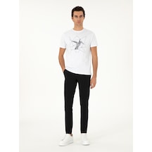 Cacharel Siyah Slim Fit Beli Lastikli Esnek Kanvas Pantolon Cacharel Siyah Slim Fit Beli Lastikli Esnek Kanvas Pantolon