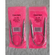 Çelik Telli Misinalı Şiş 40 Cm 8 No 2 Adet