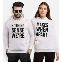 Tshirthane Nothing Sense We'Re Sevgili Kombinleri Kapüşonlu Kom