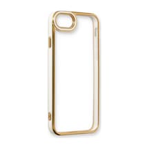iPhone Uyumlu 6 Kılıf Liva Lens Silikon - Beyaz Renk