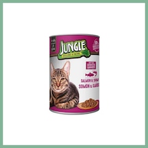 Jungle Kedi Konserve Somonlu & Karidesli 400gr 1 Adet Bsk2026