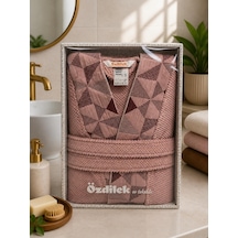 Özdilek Bornoz Triangle Pembe