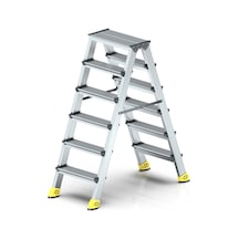 Narvon 6+6 Basamaklı Lüx Çift Çıkışlı Alüminyum Merdiven