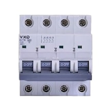 6vtb-4c25 Otomatik Sigorta 6ka C Tipi 4 Kutup 25a