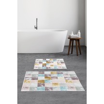 Alanur Trend Kaymaz Taban Dijital Banyo Takımı Kt411 Renkli