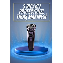 Tıraş Makinesi Hassas Ciltlere Özel Döner Başlıklı Pürüzsüz Görünüm Mh-hs7659-8833