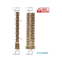 Kale Ankastre Stop Valf Uzatma Seti 10 CM Krom