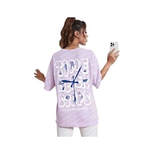 Kozia Outdoors Malkoçbey Time Baskılı Oversize Basic T-shirt Lila Kozia Outdoors Malkoçbey Time Baskılı Oversize Basic T-shirt Lila