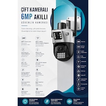 Wifi 2 Kameralı Güvenlik Kamerası