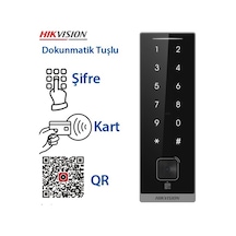 Hıkvısıon Ds-k1105emkb-qr Mıfare Ve Proxımıty Kart+şifre+qr Kod Okuyucu Dokunmatik