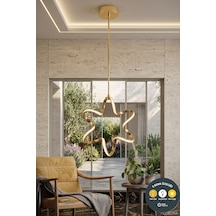 Yıldız Model Eskitme 3 Renkli Sarkıt Modern Salon, Çocuk Odası, Mutfak Ve Antre İçin Şık Aydınlatma
