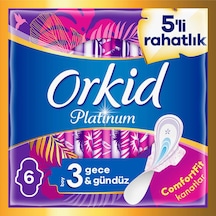 Orkid Platinum Hijyenik Ped Ultra Gece 6'lı