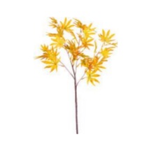 Yapay Bitki Çatallı Akçaağaç Dalı Sarı-turuncu 80 Cm. Çok Renkli