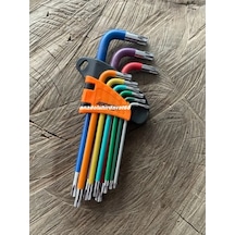 Afix Pro Crv Çelik Uzun Tork Alyan Takımı Tork Allen Seti 9 Pcs